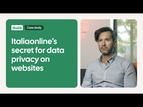 The largest Italian internet company uses Duda & Usercentrics for website compliance | Case study [Video]