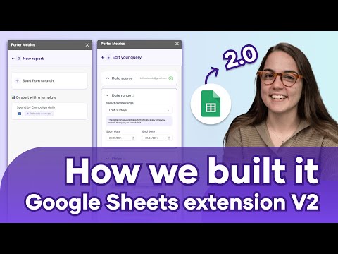 How we built a B2B SaaS product: Google Sheets extension for marketers [Video]