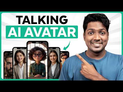 How to Create Own Animated Talking AI Avatar 😱 [Video]