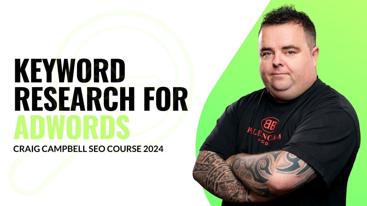 Keyword Research for AdWords, get the right keywords [Video]