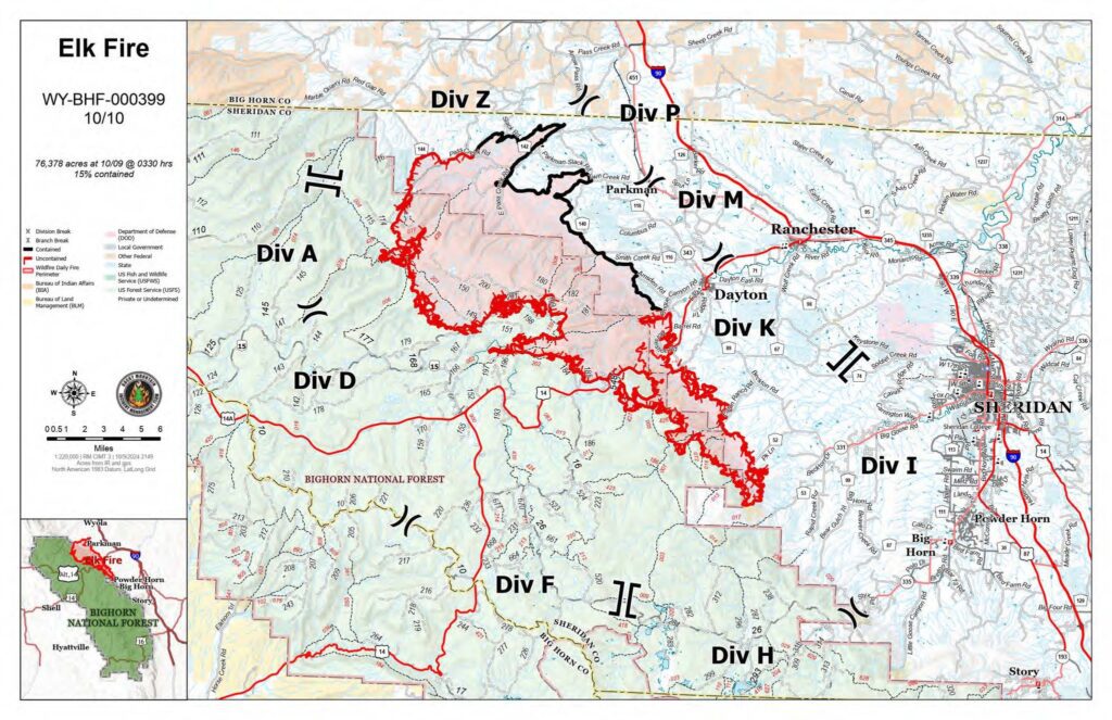 Elk Fire Update  October 10, 2024  Sheridan Media [Video]