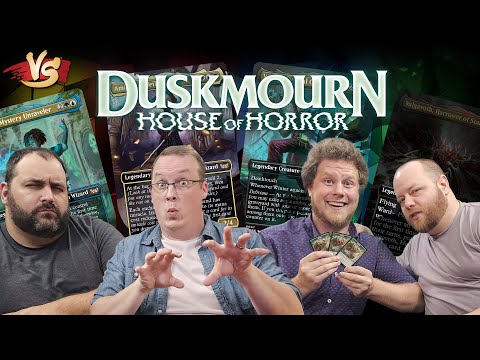 Commander VS – Modified Duskmourn: House of Horror Precons! | Commander VS | Magic: the Gathering Gameplay [Video]