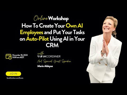 How To Create Your Own AI Employees and Put Your Tasks on Auto-Pilot Using AI in Your CRM [Video]