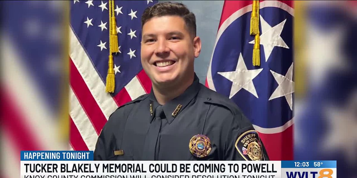 Knox County Commission proposes memorial to honor Deputy Tucker Blakely [Video]