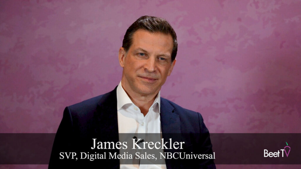 NBCUniversals James Kreckler on Redefining Live-Event Ads With Content, Tech and Peacocks Pods  Beet.TV [Video]
