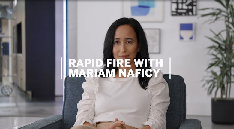 Rapid Fire with Mariam Naficy [Video]